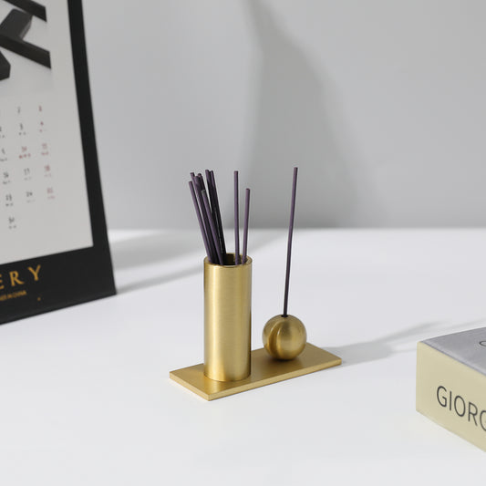 NEW✨ Gold Ball Incense Holder with Storage