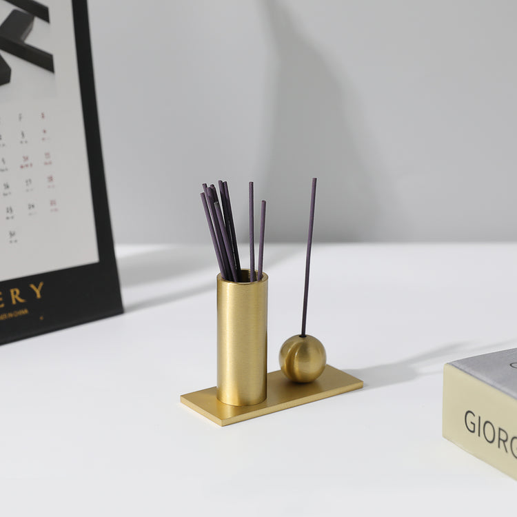 NEW✨ Gold Ball Incense Holder with Storage