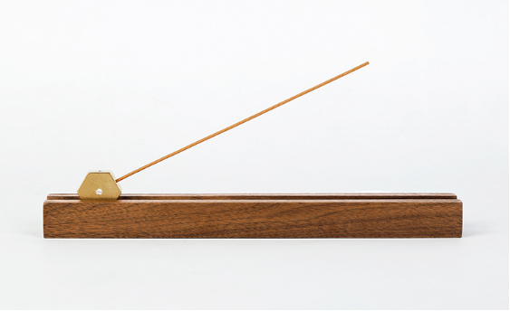NEW✨ Matte Brass+ Wood Incense Holder
