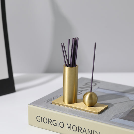 NEW✨ Gold Ball Incense Holder with Storage