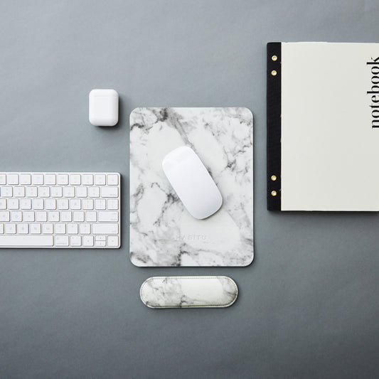 Magnetic Mouse Pad (White Marble)